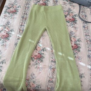Wild Fable Ribbed Green Leggings